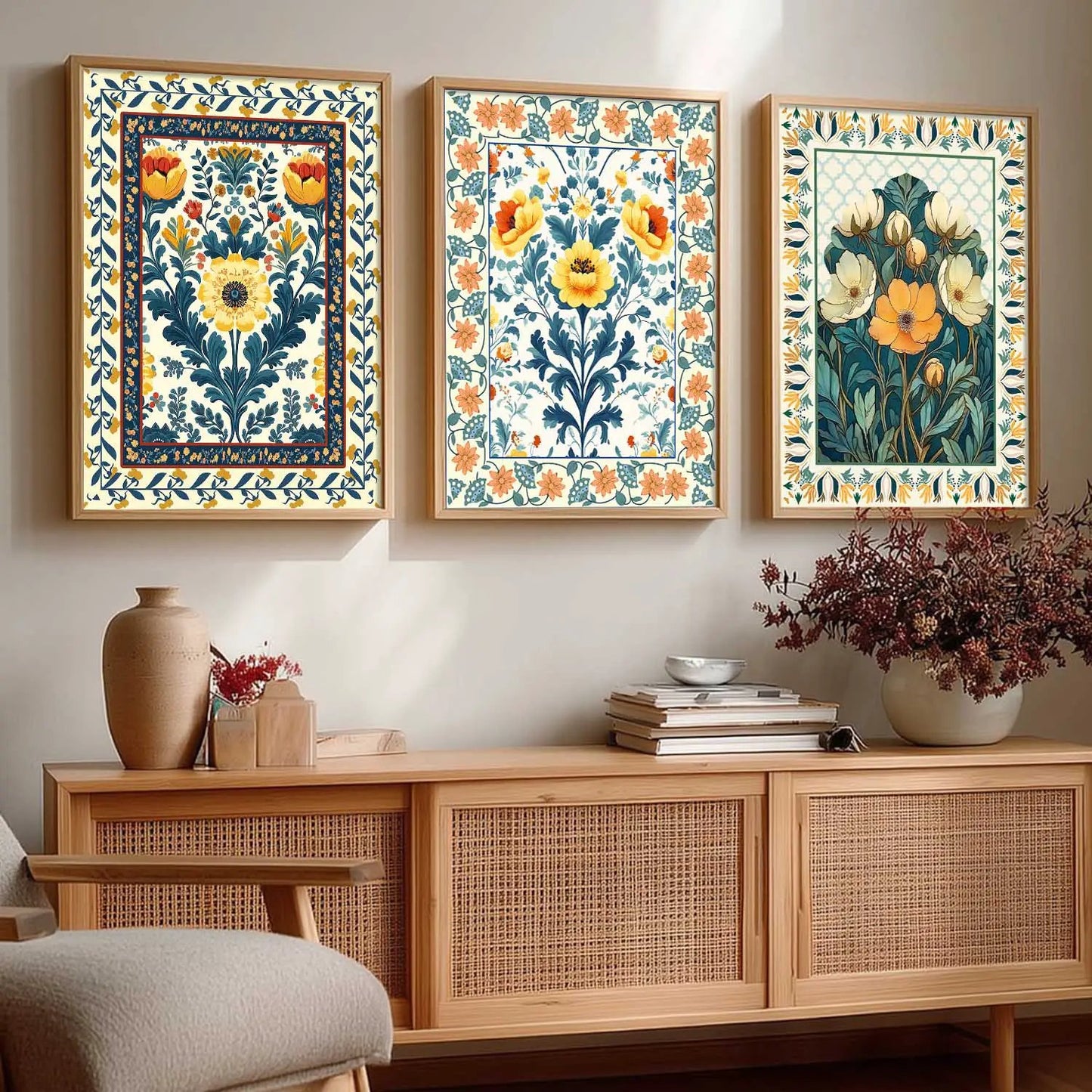 Traditional Wall  Art  Paintings for Living Room - Wall Poster With frames