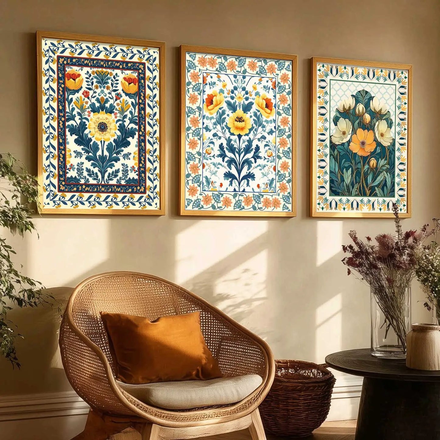 Traditional Wall  Art  Paintings for Living Room - Wall Poster With frames