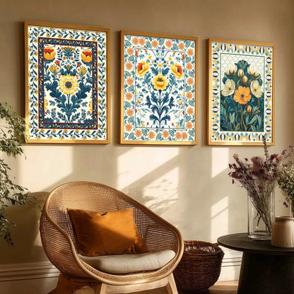 Traditional Wall  Art  Paintings for Living Room - Wall Poster With frames