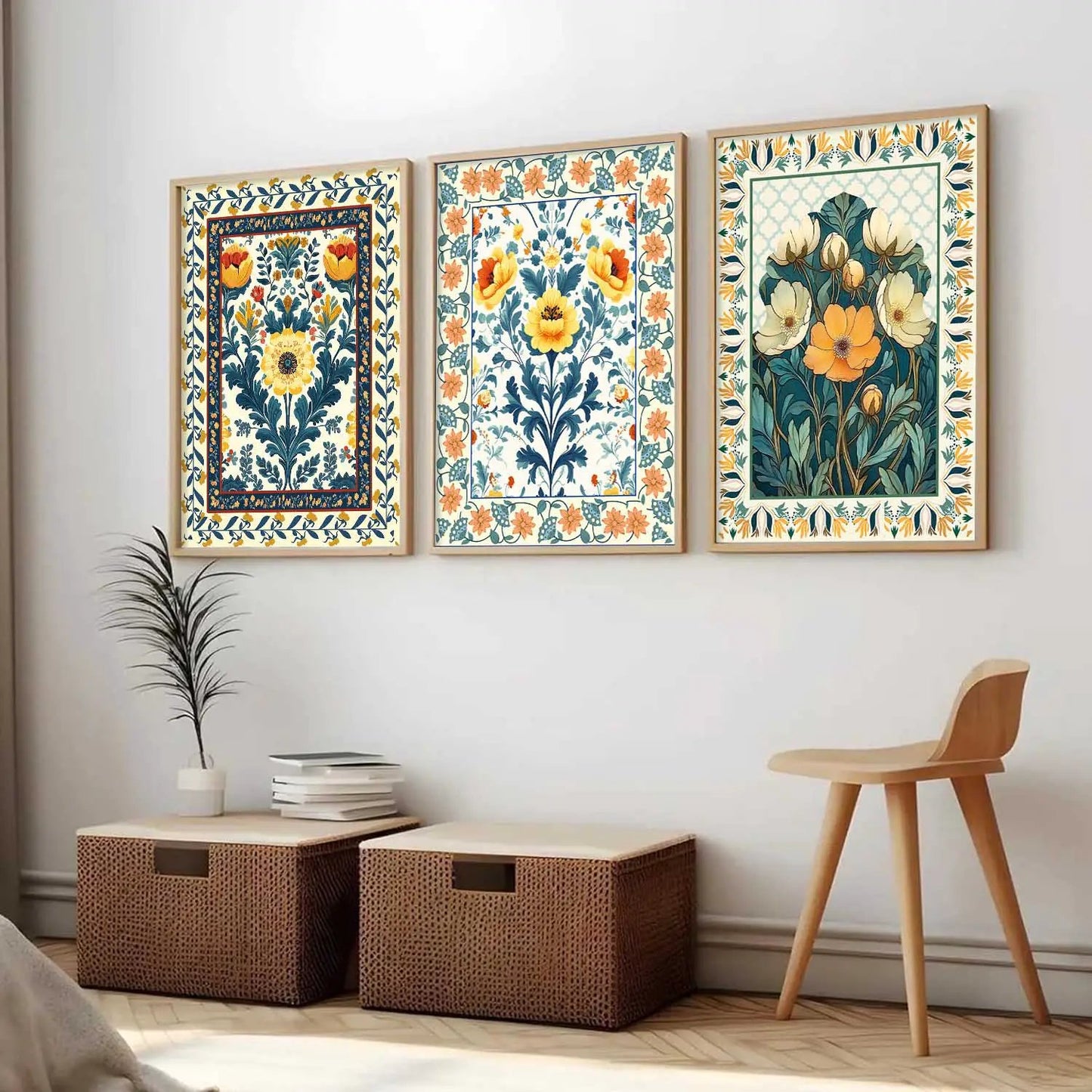 Traditional Wall  Art  Paintings for Living Room - Wall Poster With frames