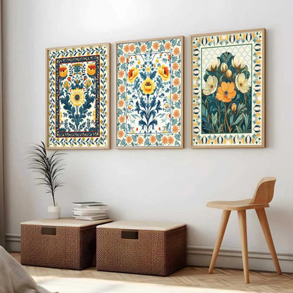 Traditional Wall  Art  Paintings for Living Room - Wall Poster With frames
