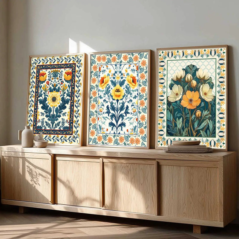 Traditional Wall  Art  Paintings for Living Room - Wall Poster With frames