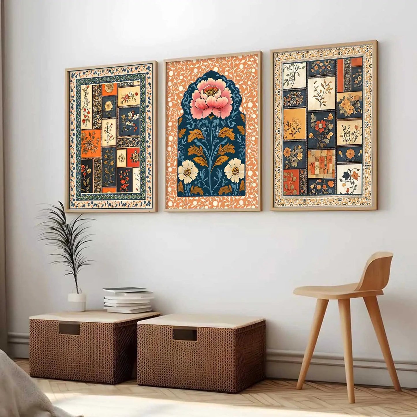 Traditional Wall Art Paintings for Living Room - Wall Poster With frames