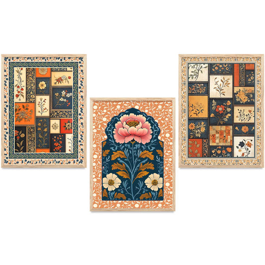 Floral  Wall   Art Paintings for Living Room - Wall Poster With frames