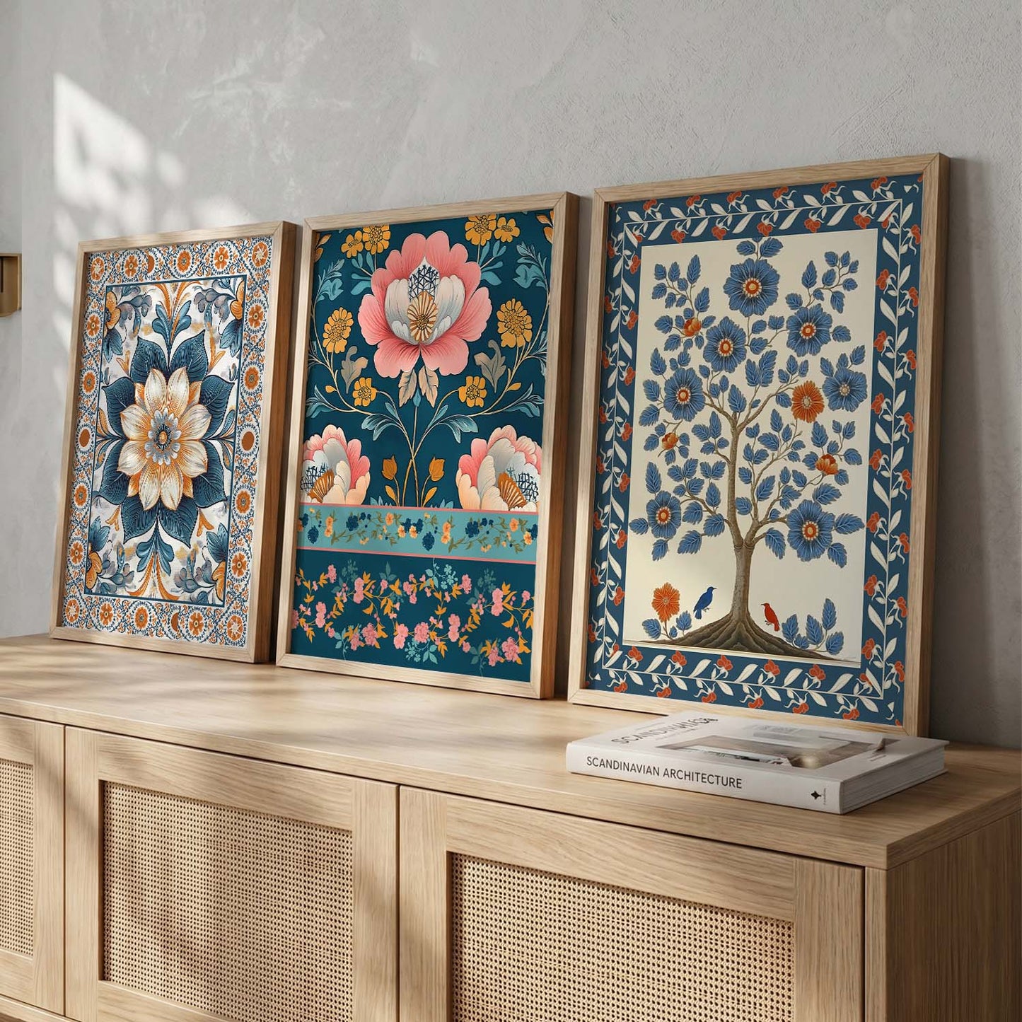Traditional Wall  Art Paintings for Living Room - Wall Poster With frames