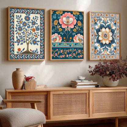 Traditional Wall  Art Paintings for Living Room - Wall Poster With frames
