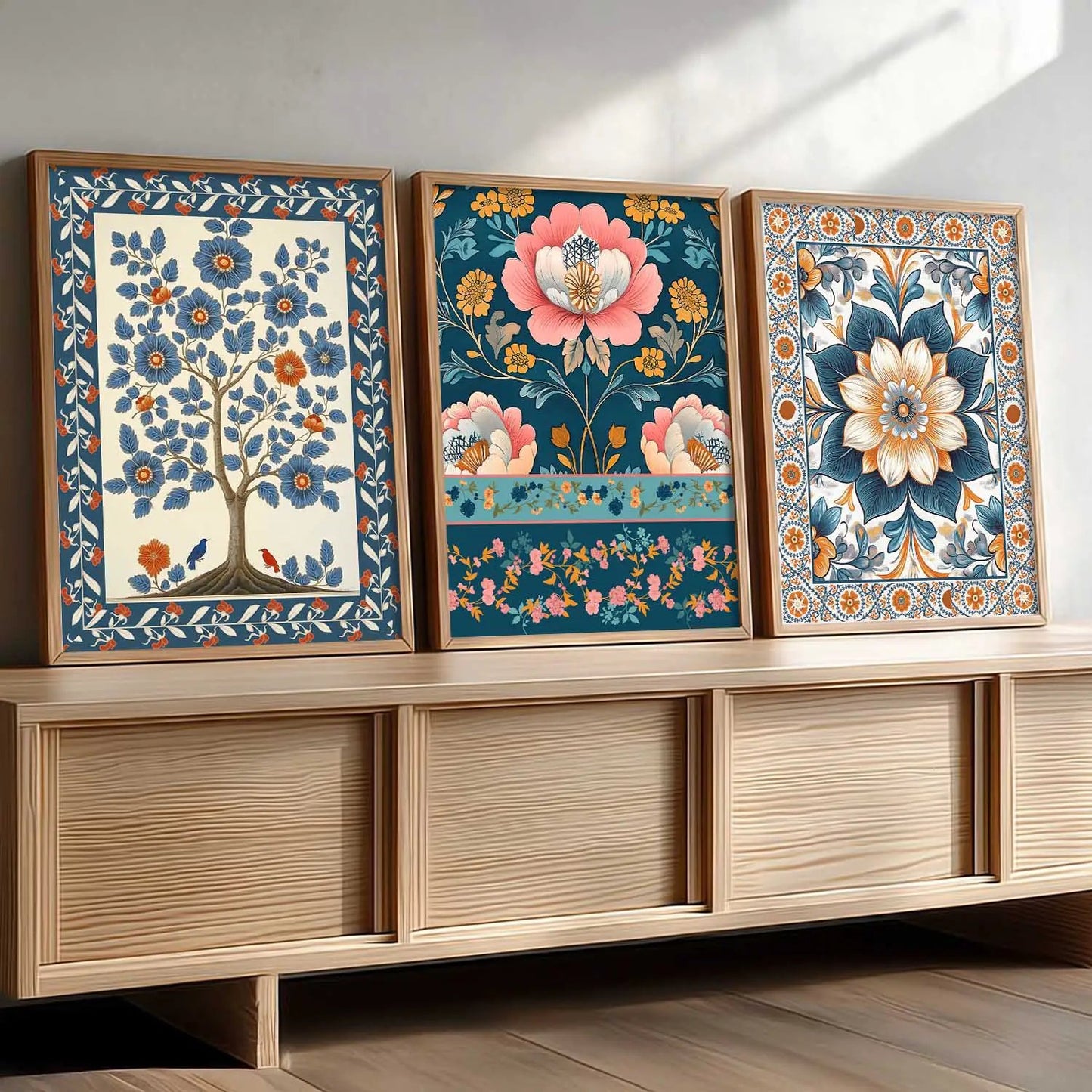 Traditional Wall  Art Paintings for Living Room - Wall Poster With frames