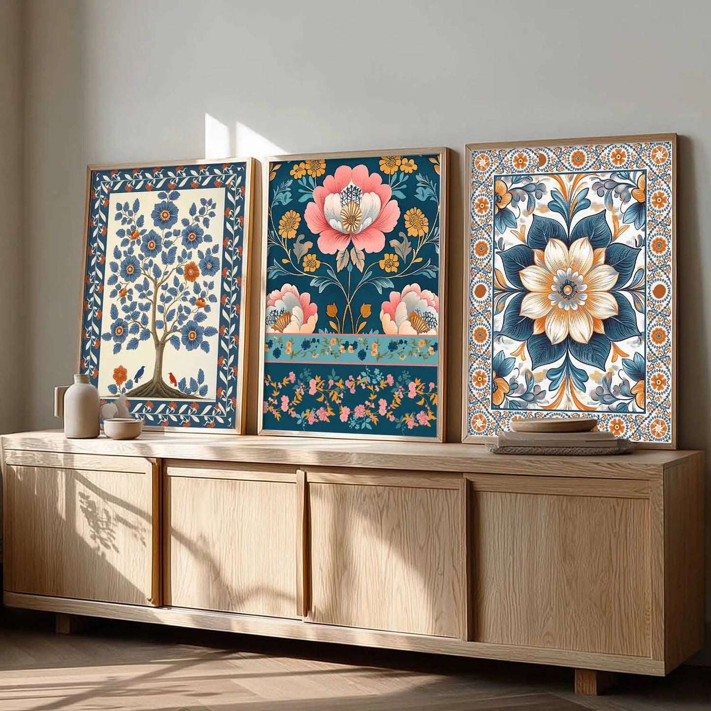 Traditional Wall  Art Paintings for Living Room - Wall Poster With frames