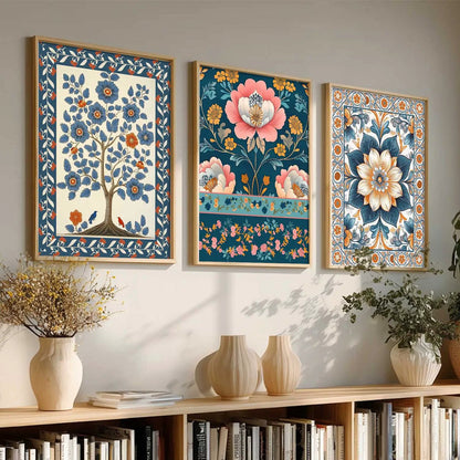 Traditional Wall  Art Paintings for Living Room - Wall Poster With frames