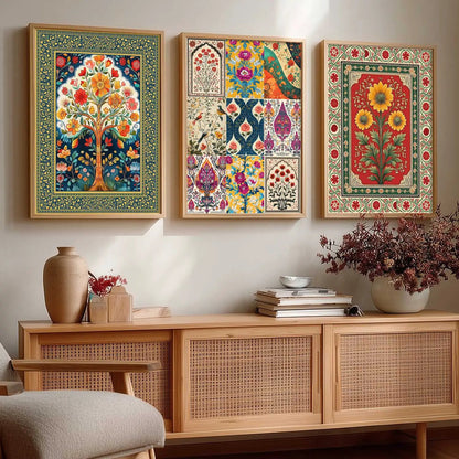 Traditional Wall   Art  Paintings for Living Room - Wall Poster With frames