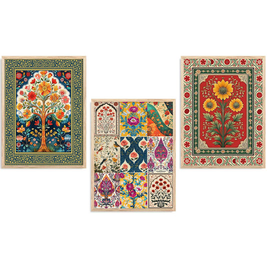 Floral   Wall   Art  Paintings for Living Room - Wall Poster With frames