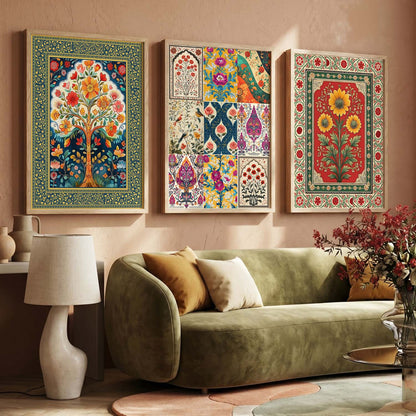 Traditional Wall   Art  Paintings for Living Room - Wall Poster With frames