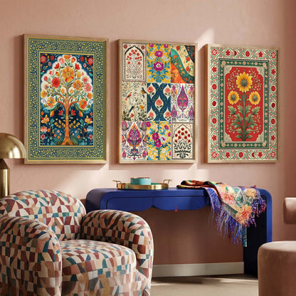 Traditional Wall   Art  Paintings for Living Room - Wall Poster With frames