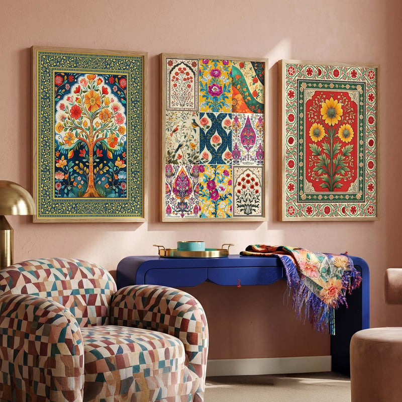 Traditional Wall   Art  Paintings for Living Room - Wall Poster With frames