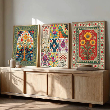 Traditional Wall   Art  Paintings for Living Room - Wall Poster With frames