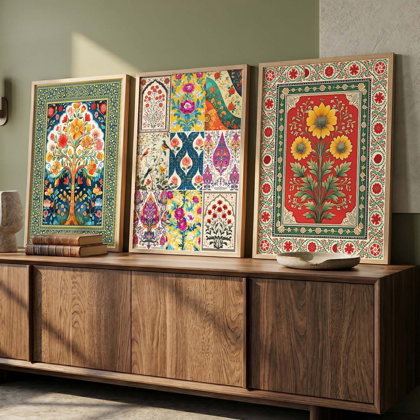 Traditional Wall   Art  Paintings for Living Room - Wall Poster With frames