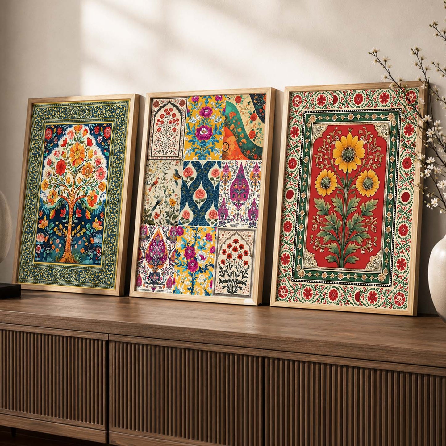 Traditional Wall   Art  Paintings for Living Room - Wall Poster With frames