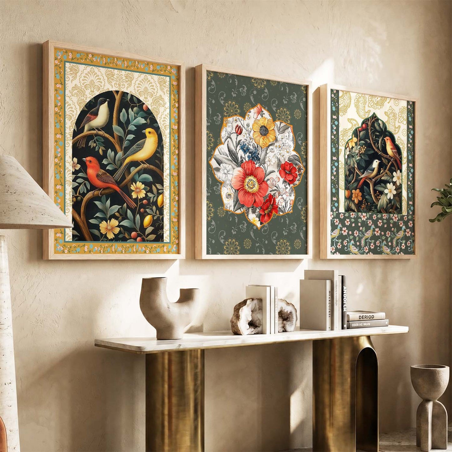 Floral  Wall Art Paintings for Living Room - Wall Poster With frames