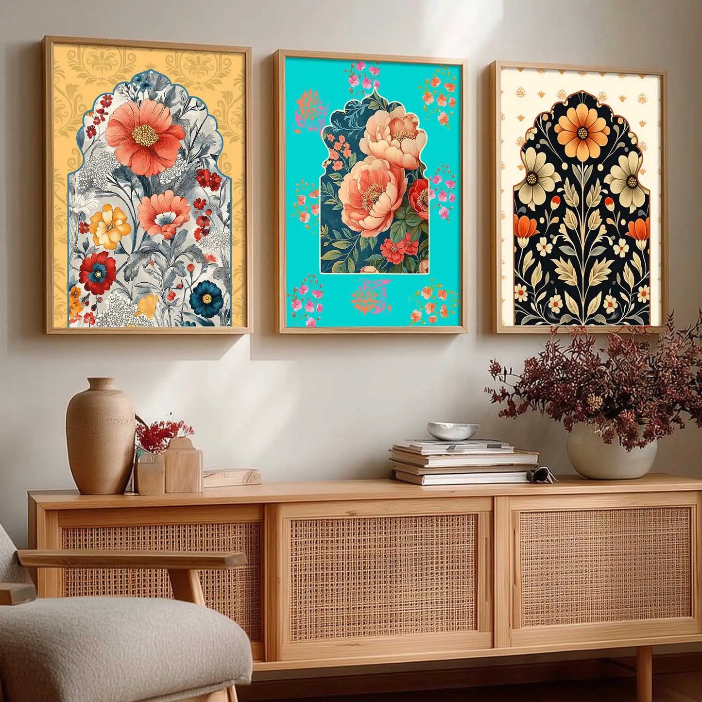 Traditional Wall Art Paintings for Living Room - Wall Poster With frames