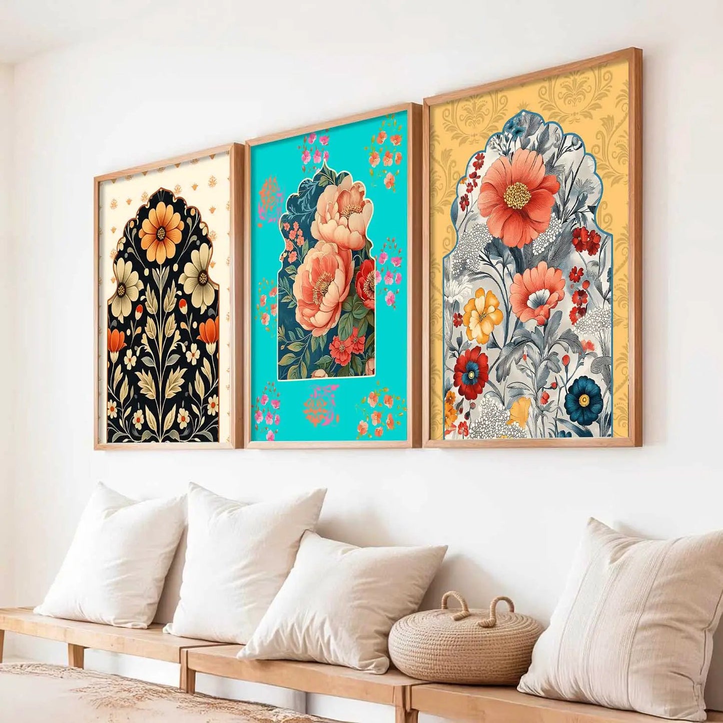 Traditional Wall Art Paintings for Living Room - Wall Poster With frames