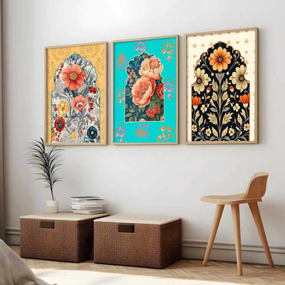 Traditional Wall Art Paintings for Living Room - Wall Poster With frames