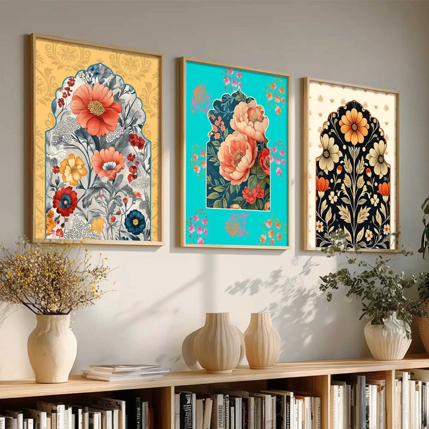 Traditional Wall Art Paintings for Living Room - Wall Poster With frames