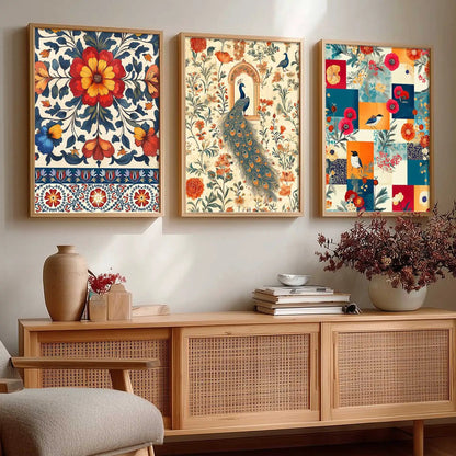 Traditional  Wall  Art  Paintings for Living Room - Wall Poster With frames