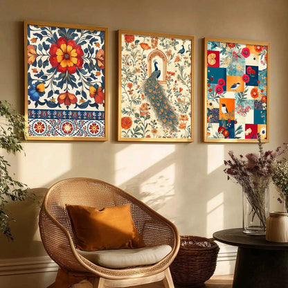 Traditional  Wall  Art  Paintings for Living Room - Wall Poster With frames