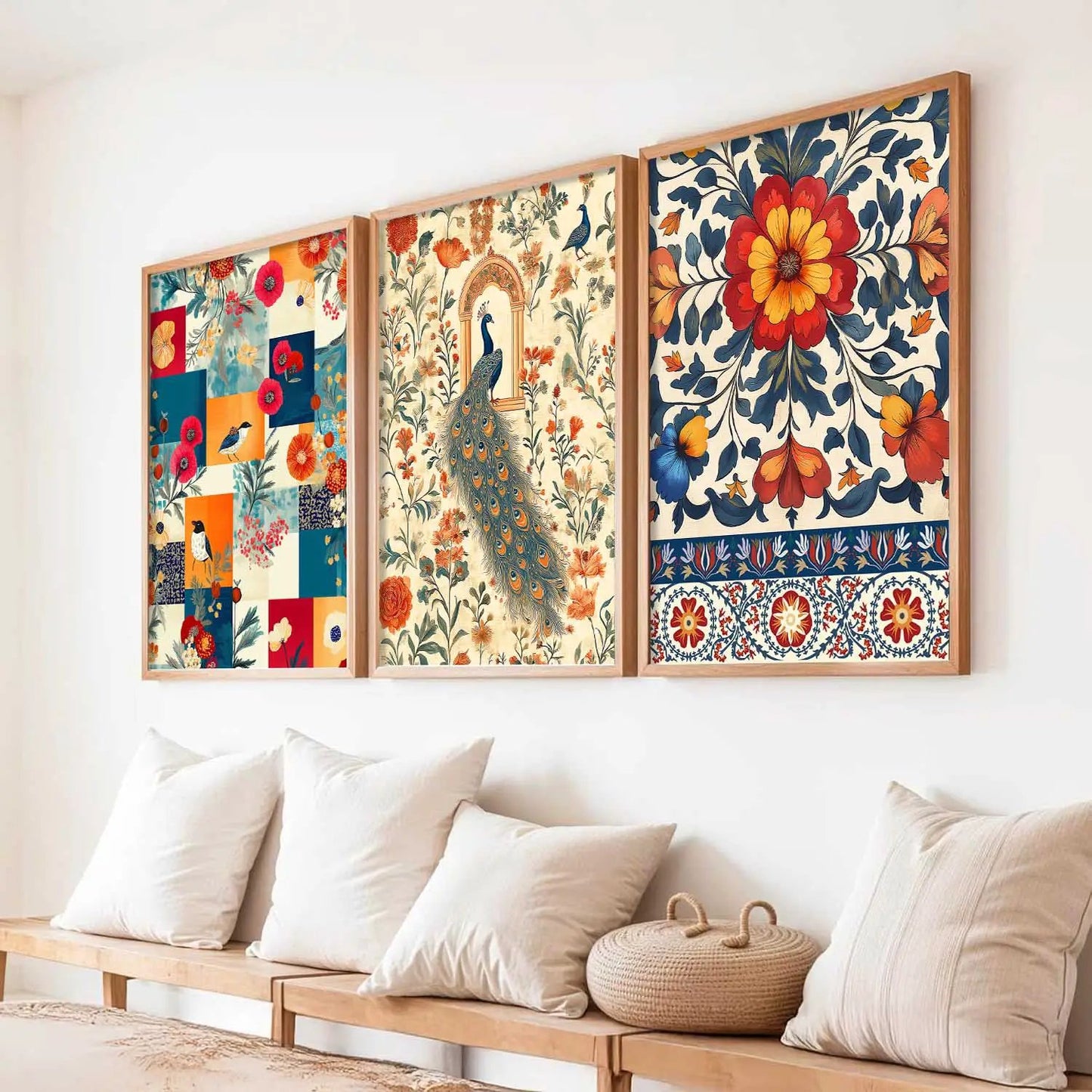 Traditional  Wall  Art  Paintings for Living Room - Wall Poster With frames