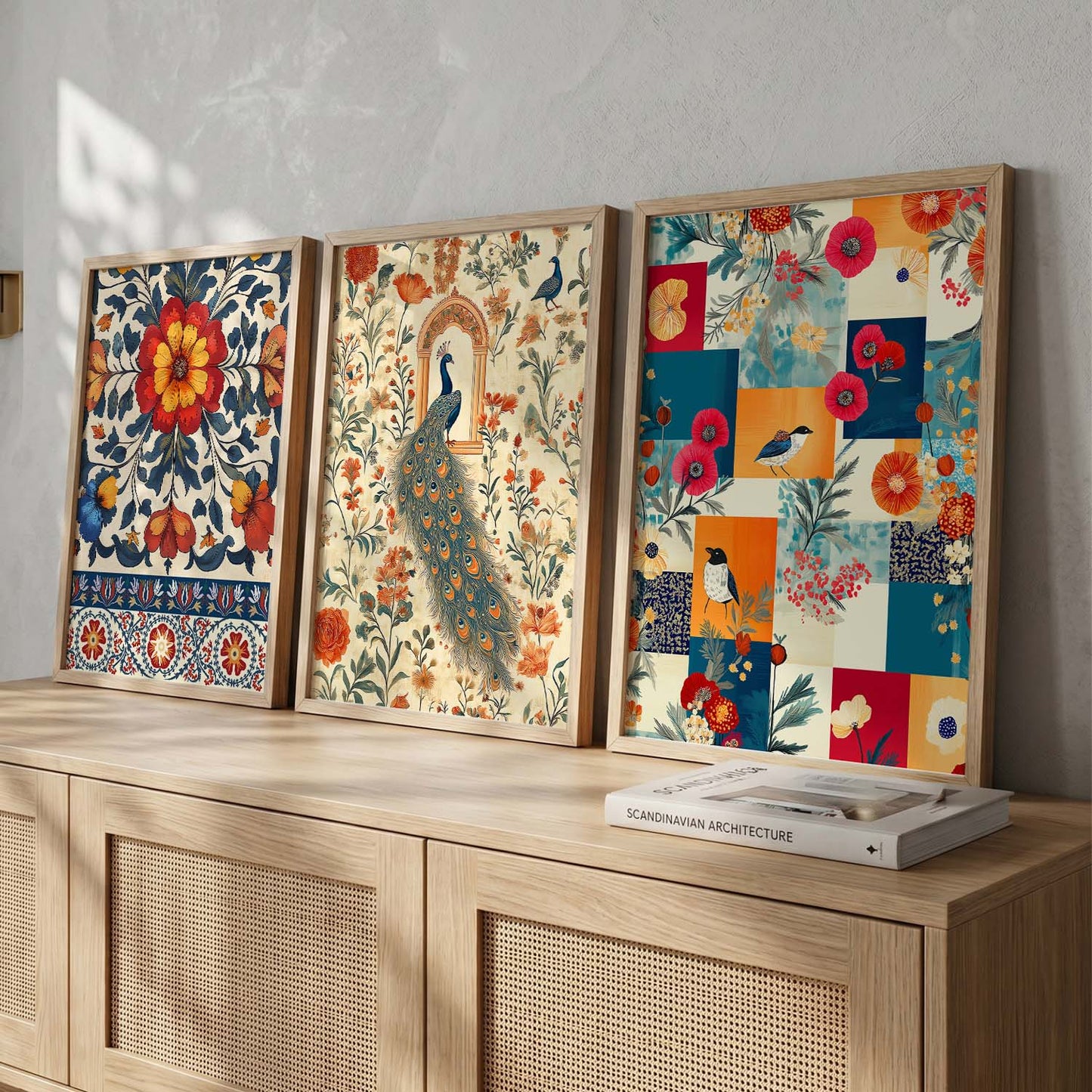 Traditional  Wall  Art  Paintings for Living Room - Wall Poster With frames