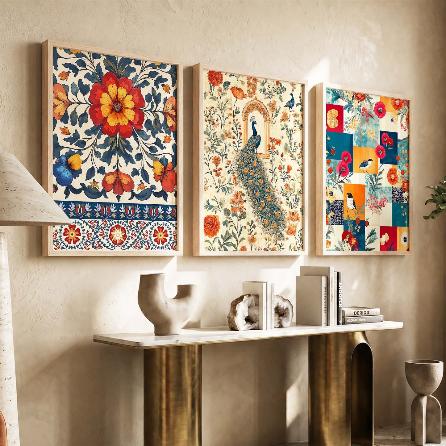 Traditional  Wall  Art  Paintings for Living Room - Wall Poster With frames