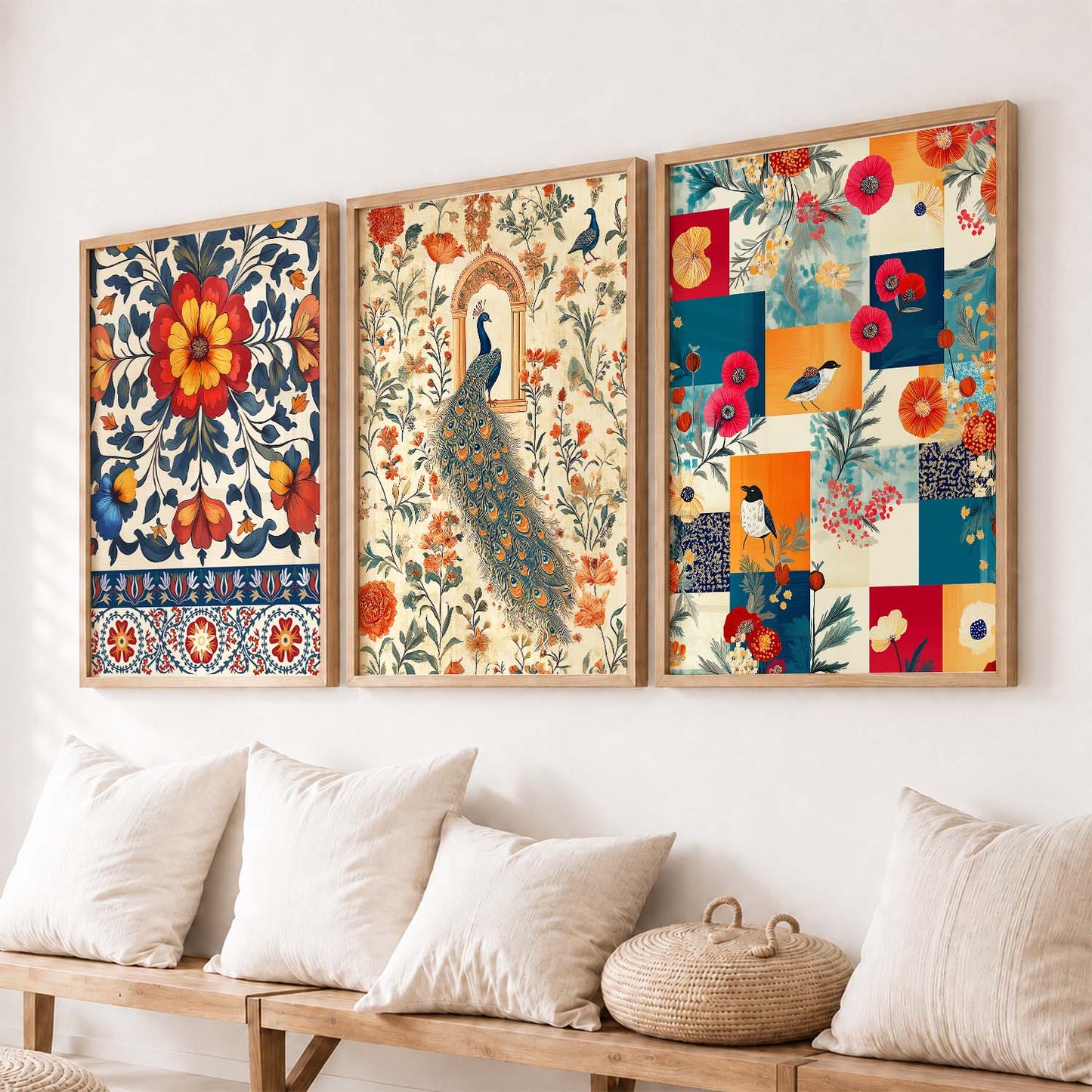 Traditional  Wall  Art  Paintings for Living Room - Wall Poster With frames
