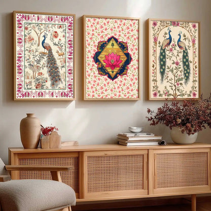 Traditional Wall  Art Paintings for Living Room - Wall Poster With frames