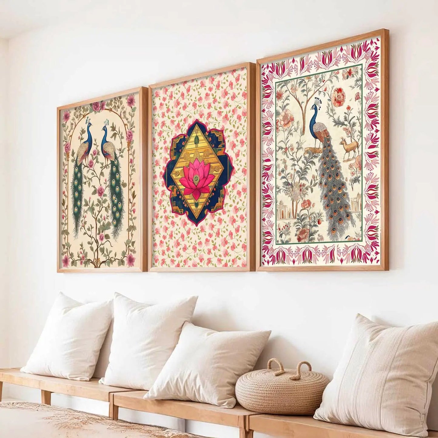 Traditional Wall  Art Paintings for Living Room - Wall Poster With frames