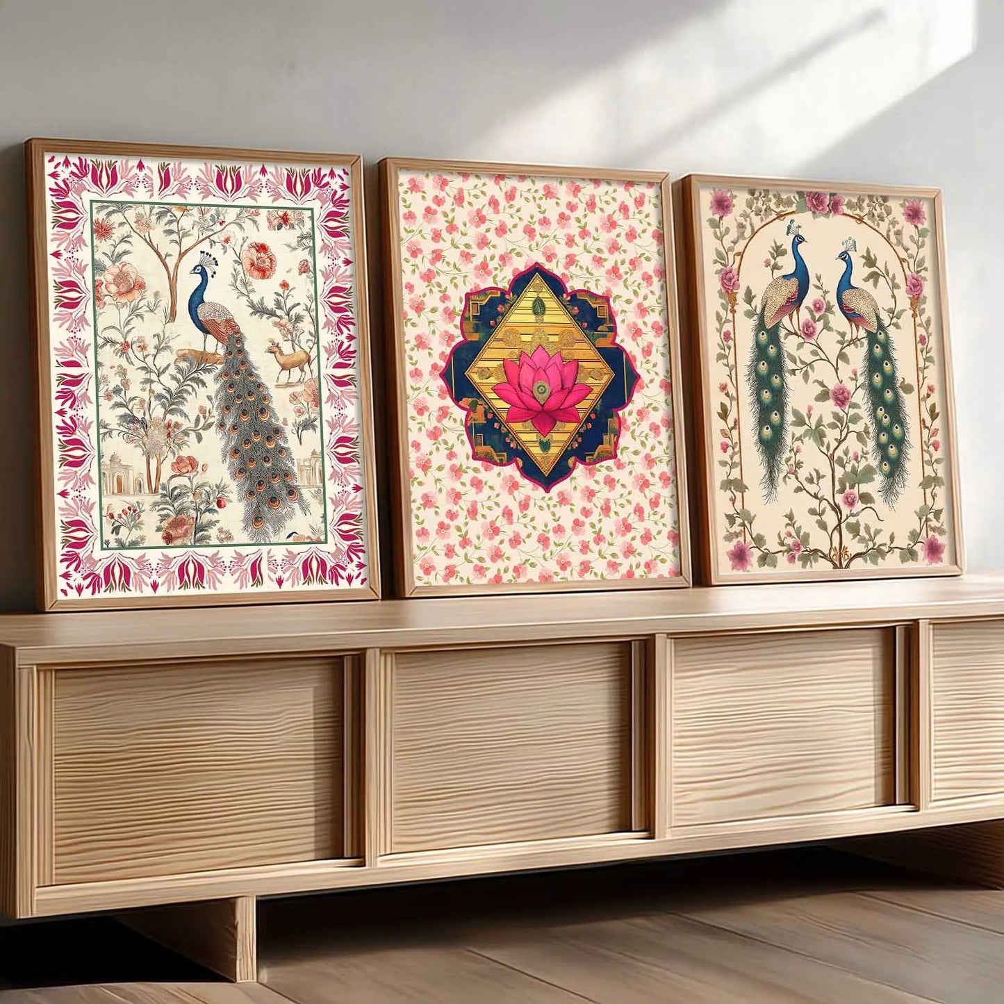 Traditional Wall  Art Paintings for Living Room - Wall Poster With frames