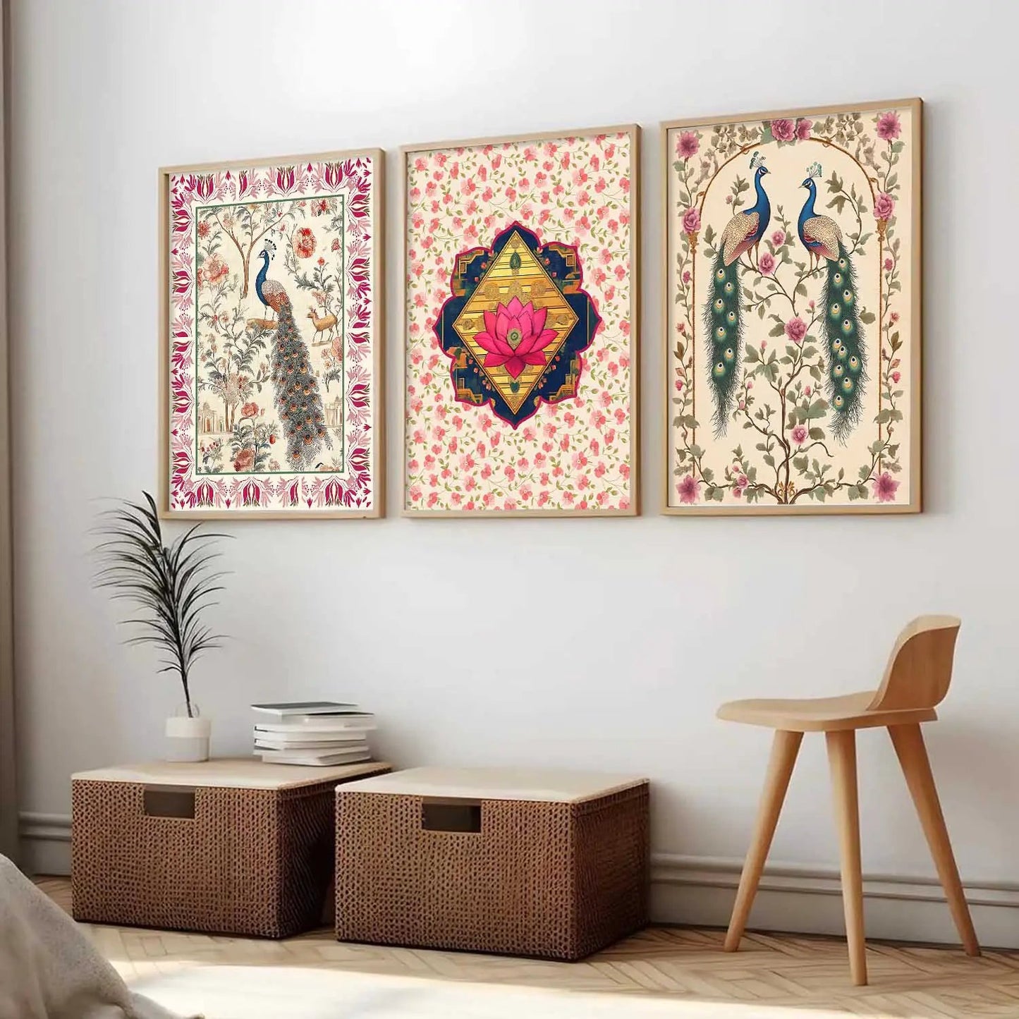Traditional Wall  Art Paintings for Living Room - Wall Poster With frames