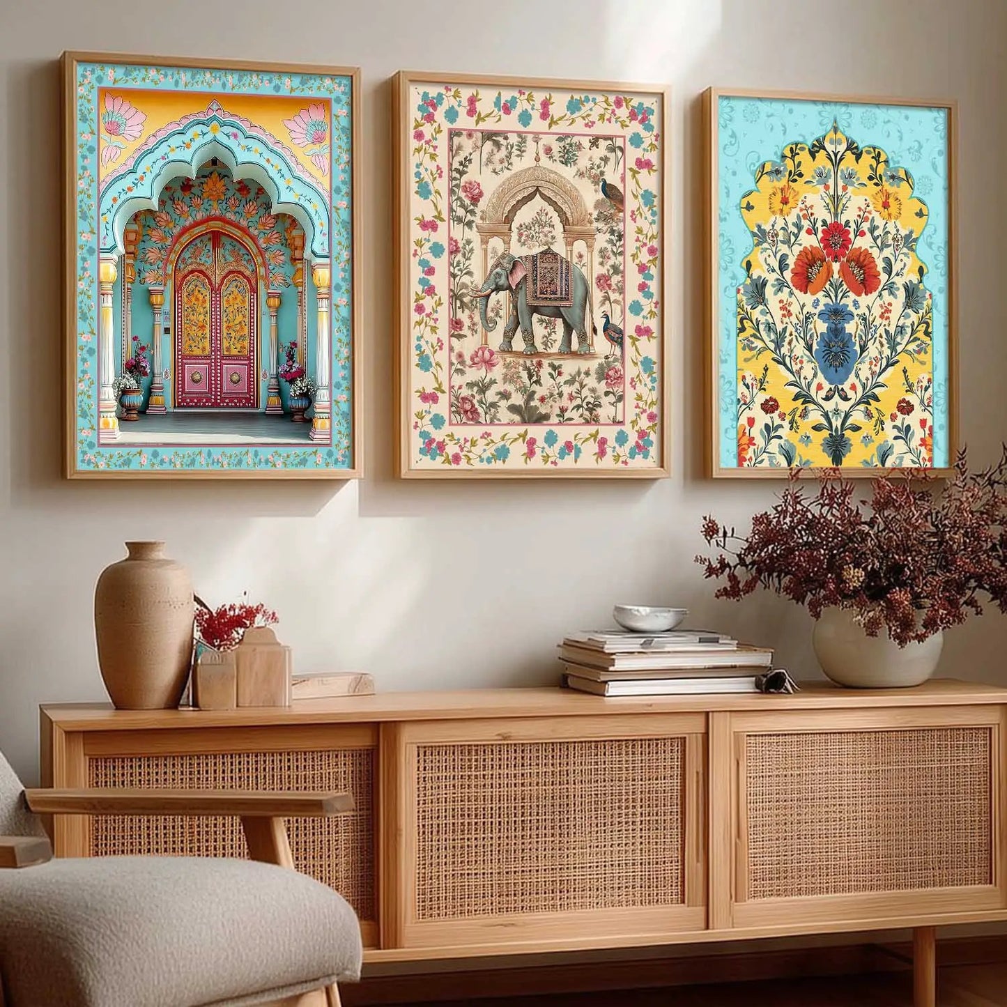 Traditional Wall  Art  Paintings for Living Room - Wall Poster With frames