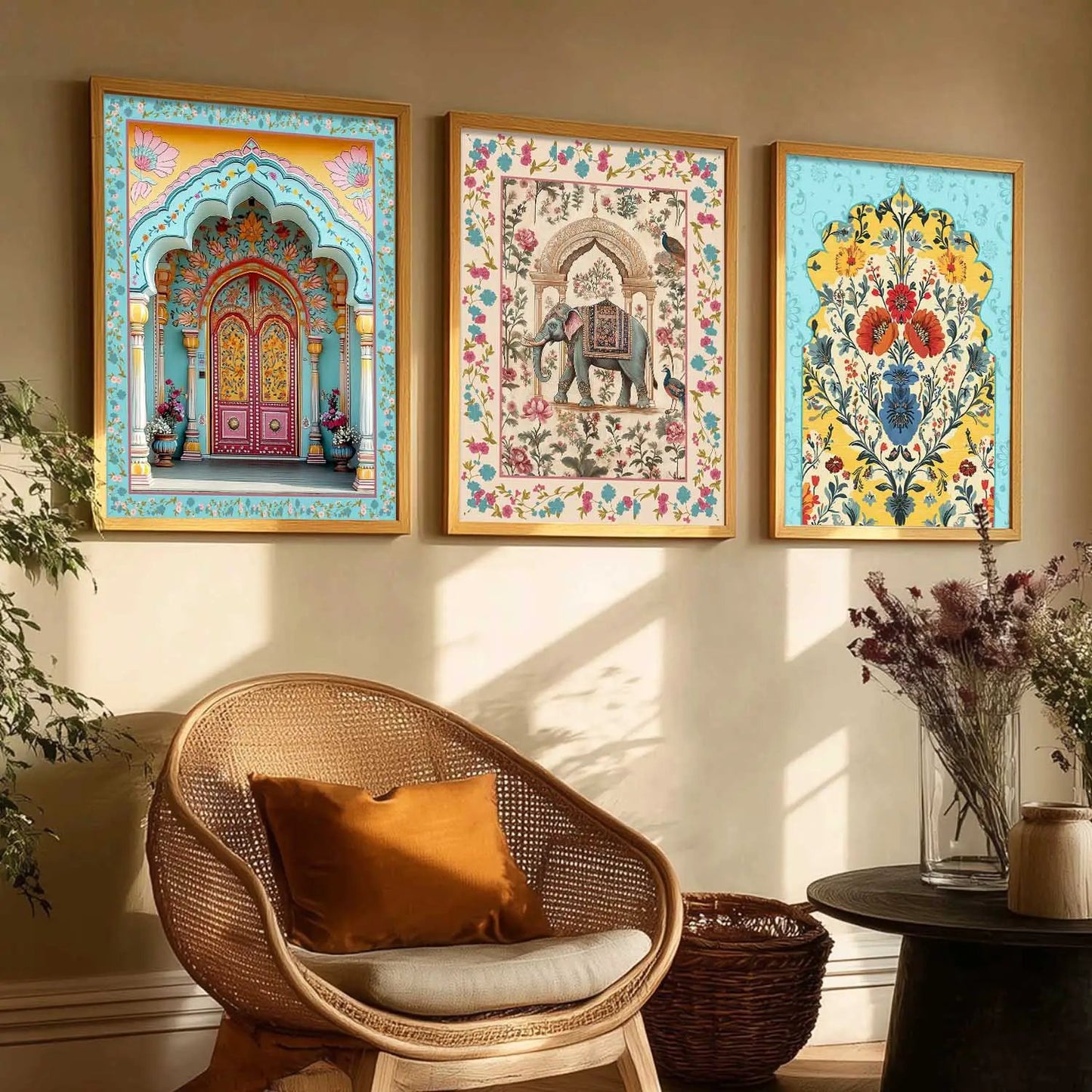 Traditional Wall  Art  Paintings for Living Room - Wall Poster With frames