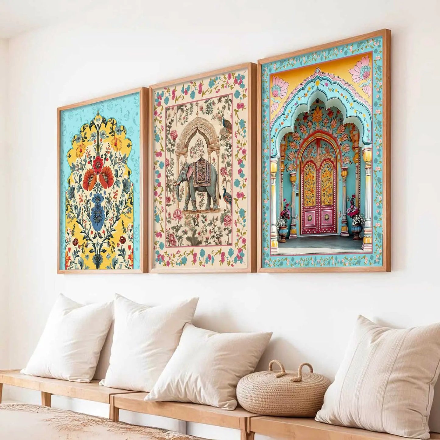 Traditional Wall  Art  Paintings for Living Room - Wall Poster With frames