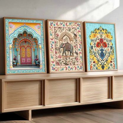 Traditional Wall  Art  Paintings for Living Room - Wall Poster With frames