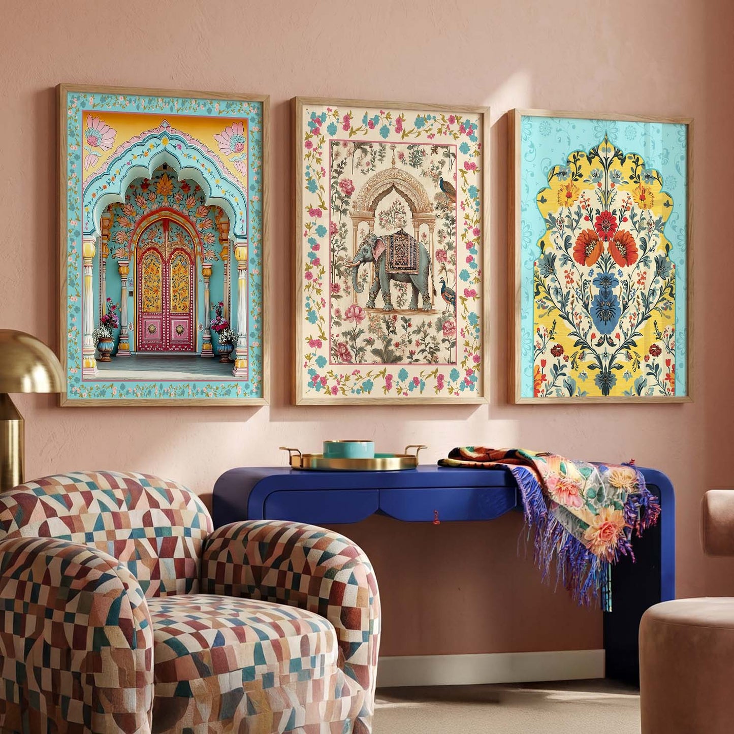 Traditional Wall  Art  Paintings for Living Room - Wall Poster With frames
