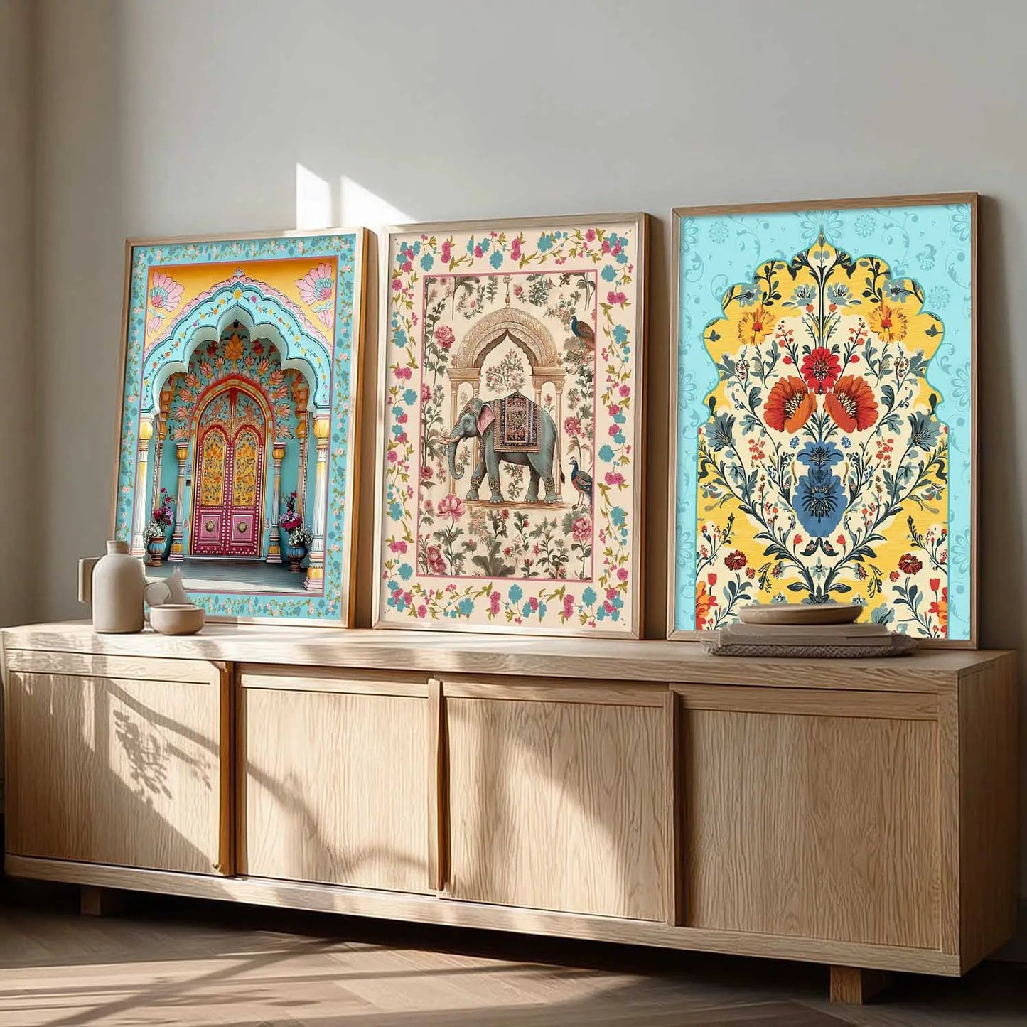 Traditional Wall  Art  Paintings for Living Room - Wall Poster With frames