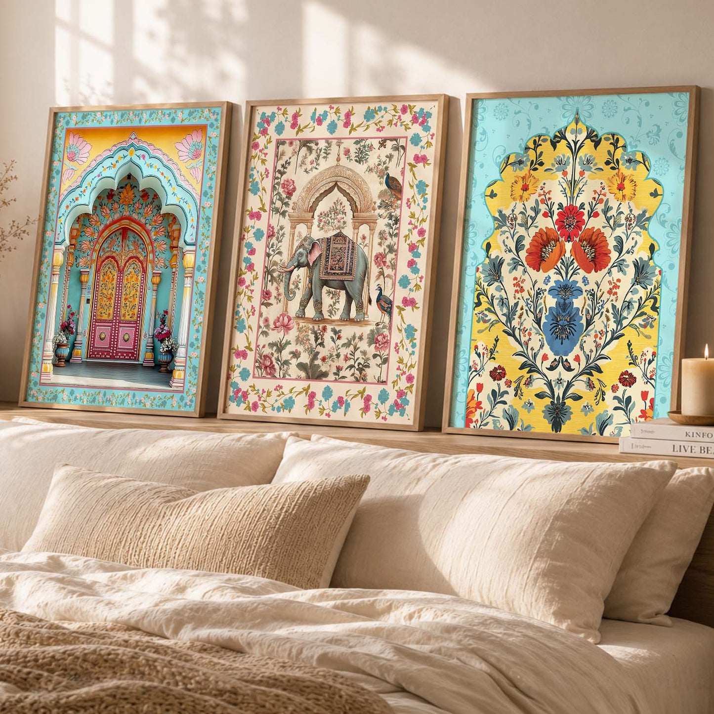 Traditional Wall  Art  Paintings for Living Room - Wall Poster With frames