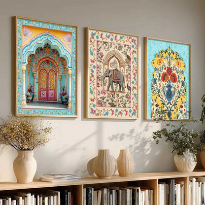 Traditional Wall  Art  Paintings for Living Room - Wall Poster With frames