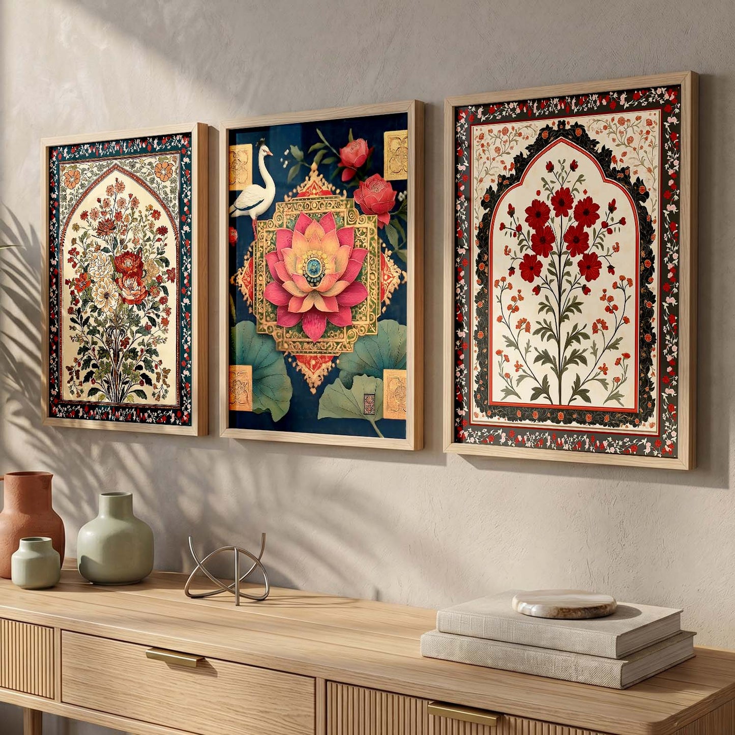 Traditional Wall  Art Paintings for Living Room - Wall Poster With frames