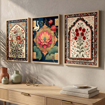 Traditional Wall  Art Paintings for Living Room - Wall Poster With frames