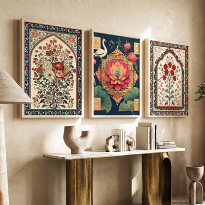 Traditional Wall  Art Paintings for Living Room - Wall Poster With frames