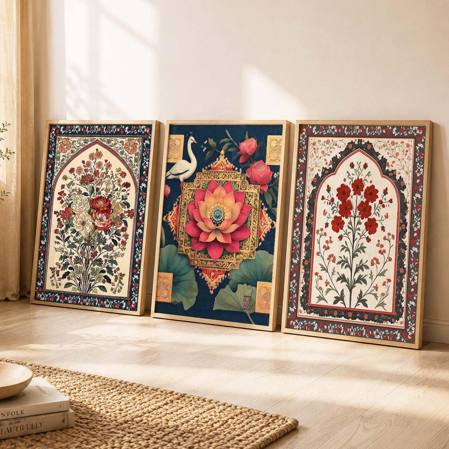 Traditional Wall  Art Paintings for Living Room - Wall Poster With frames
