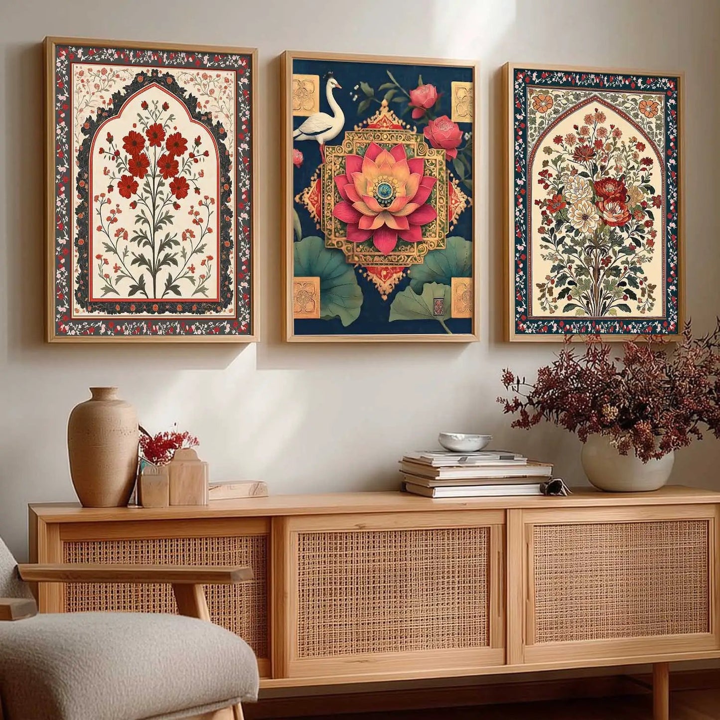 Traditional Wall  Art Paintings for Living Room - Wall Poster With frames