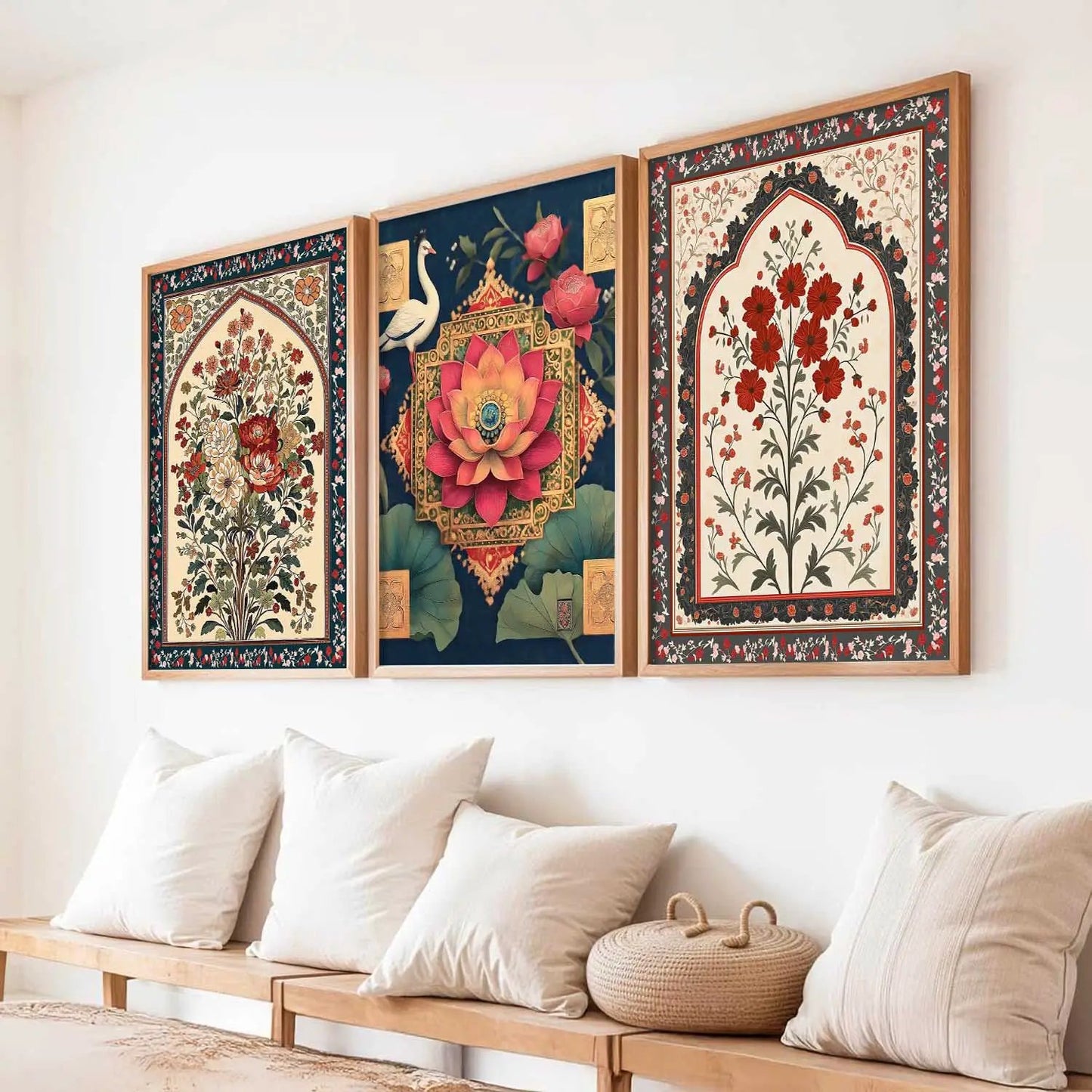 Traditional Wall  Art Paintings for Living Room - Wall Poster With frames